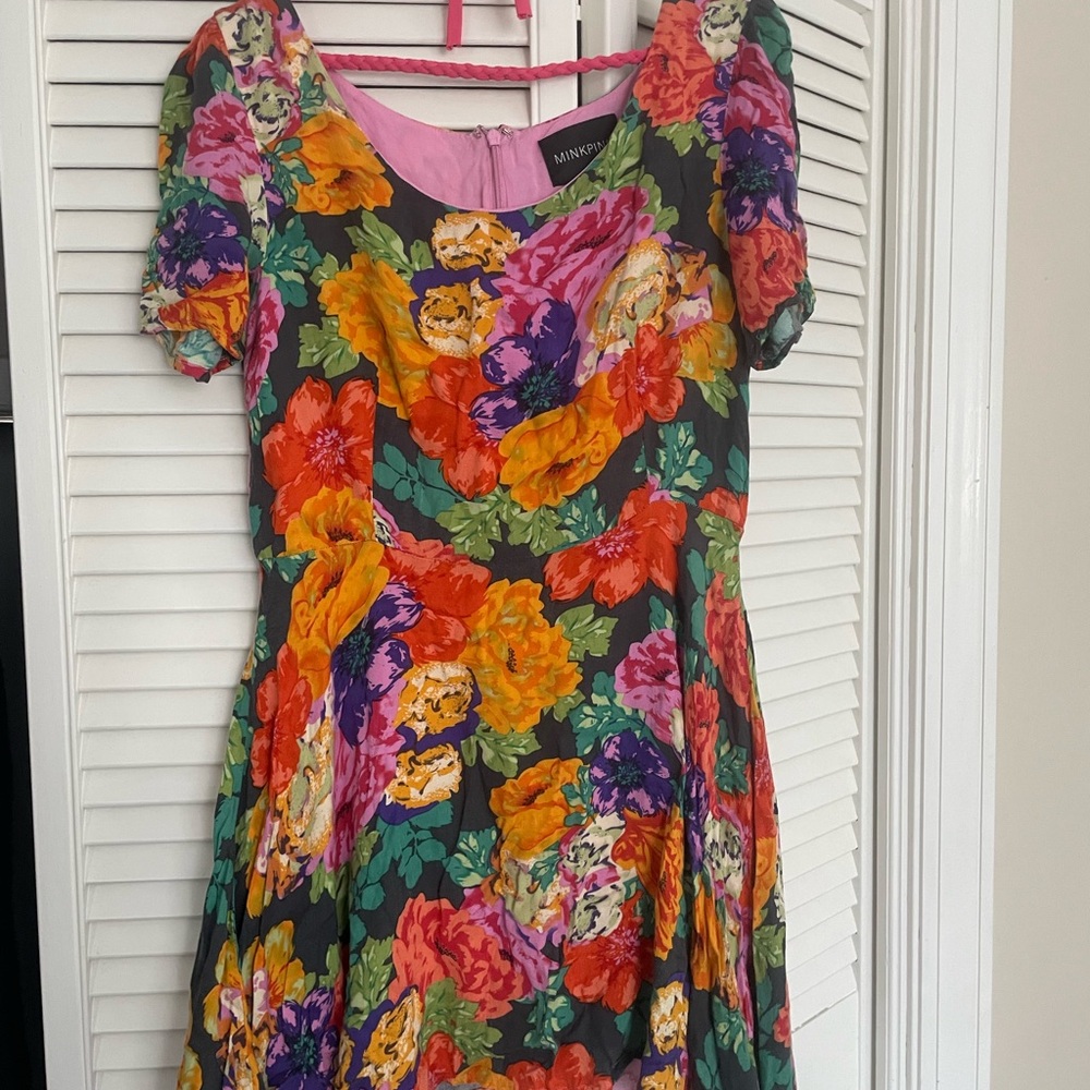 MINKPINK Multicolor Floral Dress